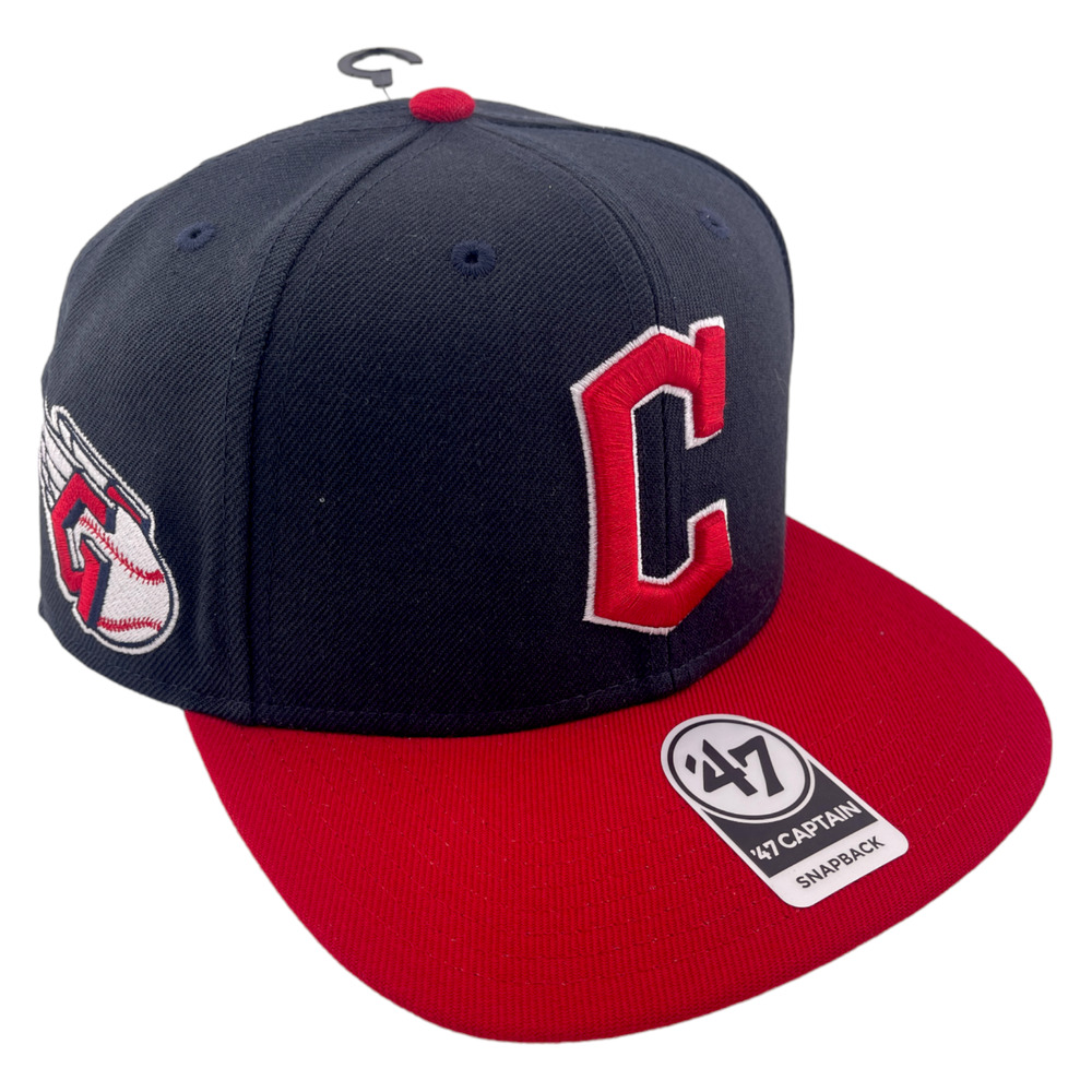 '47 Brand‎ Cleveland Guardians Cooperstown Sureshot Navy Captain Snapback Hat